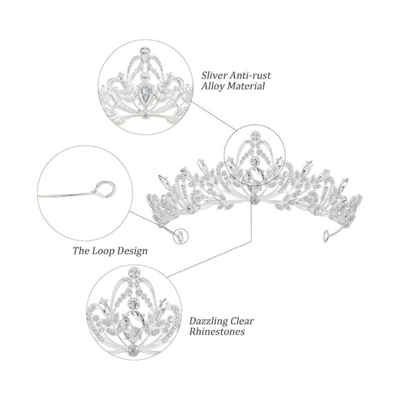 Crystal tiara - Picture 3 of 4